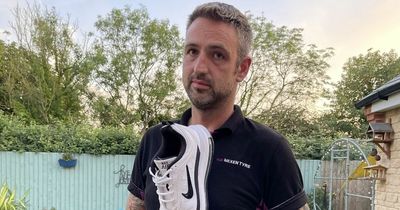 Mum says hubby's feet are so smelly they killed a frog as one found dead in shoe