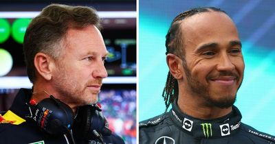 Christian Horner concerned about Lewis Hamilton with Mercedes "there or thereabouts"