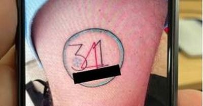 Cocaine dealer caught after police discover tattoo advertising 'drug line' phone number