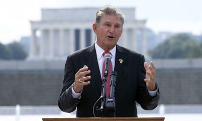 ‘A modern-day villain’: Joe Manchin condemned for killing US climate action