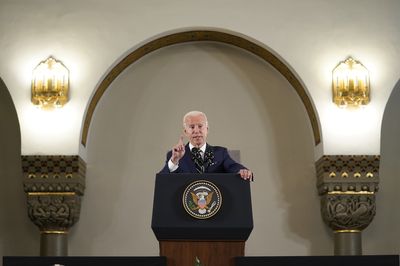 Biden says the U.S. will work to improve Palestinians' lives