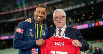 Man Utd mobbed by adoring fans as Nani steals the show during Melbourne success