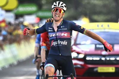 Mads Pedersen outsprints rivals to secure victory on stage 13 of Tour de France