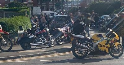 Bikers 'crash school prom' leaving kids in tears as teachers calls police