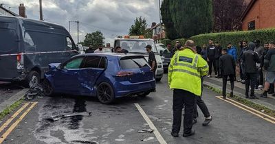 Emergency services scrambled to scene of four-vehicle crash