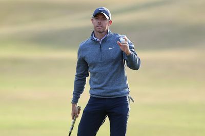 Rory McIlroy delighted to be in Open contention heading into the weekend