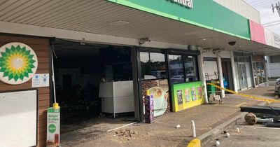 Woman hit after car ploughs into Mayfield service station