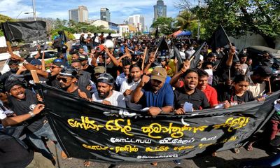 ‘I screamed and cried’: how Sri Lankan protesters unseated their president