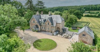 The ultra modern Welsh country manor house that comes with the best shoe cabinet you've ever seen