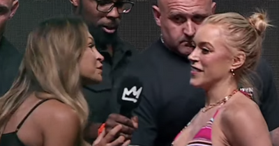 AJ Bunker shoves Elle Brooke after OnlyFans star vowed to "kill" boxing rival