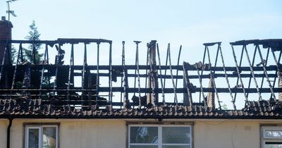 Block of flats in Cardiff destroyed in large fire as people urged to stay indoors and shut windows