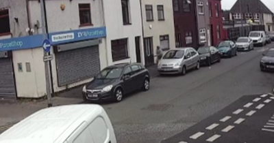 Man armed with machete caught bursting into home before fleeing seconds later - after leaving pair seriously hurt