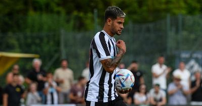 Moment Bruno Guimaraes sprinkled Saalfelden stardust with audacious backheel, tackle and nutmeg