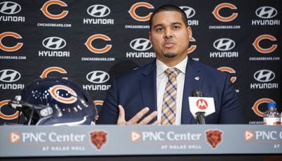 Ryan Poles getting a baptism by fire as Bears GM