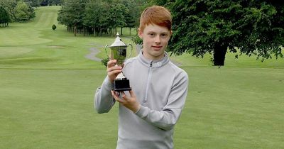 West Belfast teenage golfer Eoin Burrows one to watch after double success