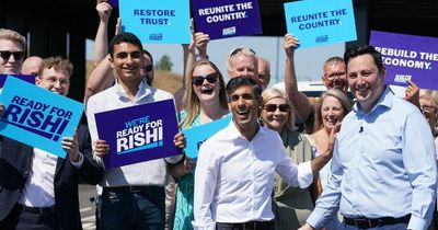 Rishi Sunak's levelling up pledge as he visits North East during Tory leadership race