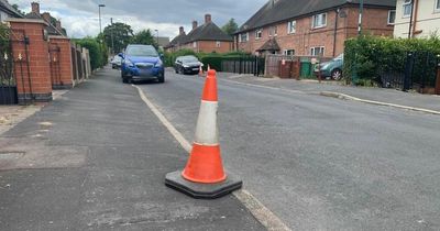 'Terrible' parking woes continue near Nottingham City Hospital as locals put cones out