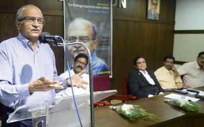 Judicial independence getting eroded, says Bhushan