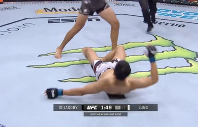 UFC on ABC 3 video: Dustin Jacoby lands clean, walk-off KO of Da-un Jung