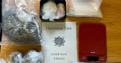 Man arrested after €50,000 worth of 'cocaine and cannabis' seized in Dublin raid
