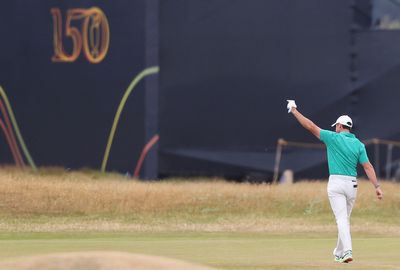 Open: The radio call of Rory McIlroy’s hole-out eagle from the bunker to take the lead is absolutely electric