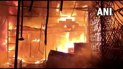 Rajasthan: Fire at vegetable market guts more than a dozen shops in Dholpur