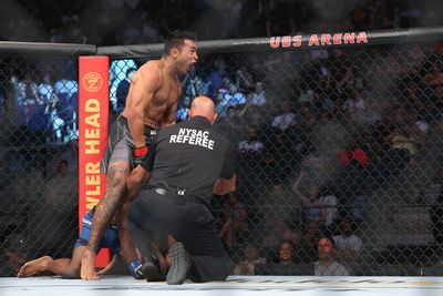 Punahele Soriano def. Dalcha Lungiambula at UFC on ABC 3: Best photos