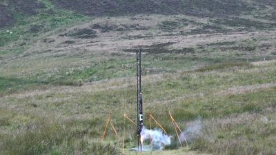 Rocket blasts off from Scottish moor as students aim for space