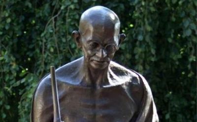 Mahatma Gandhi's statue vandalised in Punjab's Bathinda