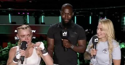 OnlyFans star Elle Brooke delivers X-rated speech after win over AJ Bunker