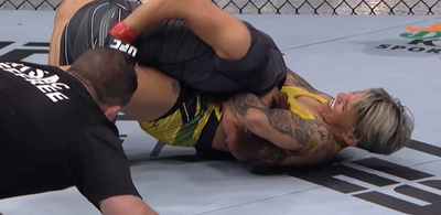 UFC on ABC 3 video: Amanda Lemos taps Michelle Waterson with tight choke