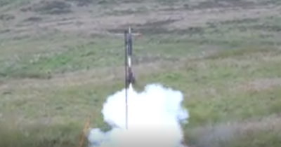 Rocket blasts 16,000ft into air from Scots moor as students aim for space