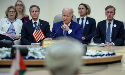 Biden tells summit of Arab leaders the US ‘will not walk away’ from Middle East