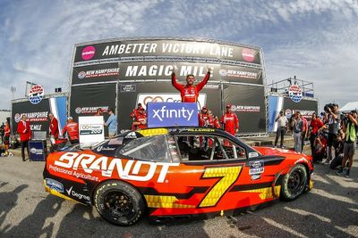 Justin Allgaier wins wreck-marred New Hampshire Xfinity race