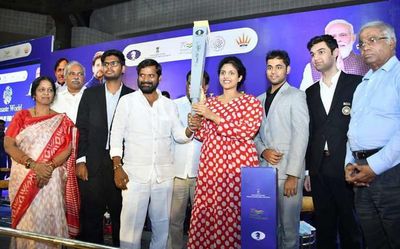 Chess Olympiad torch arrives in Hyderabad