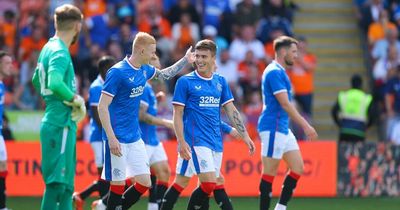 NI midfielder Charlie McCann makes fist pump admission after scoring for Rangers at Blackpool
