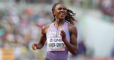 Dina Asher-Smith makes statement run to keep a promise at World Championships