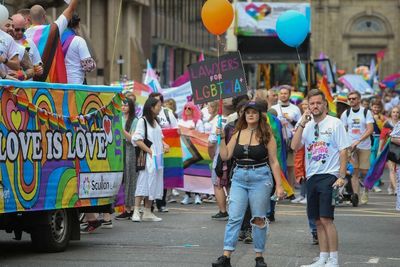 Thousands gather in Glasgow for Scotland's first major pride march