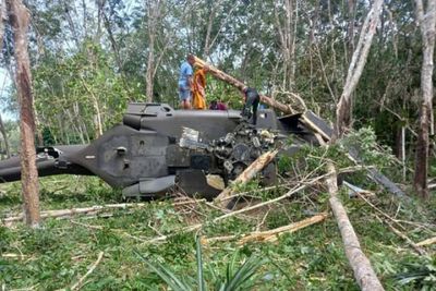 Wreckage of Black Hawk removed from crash site