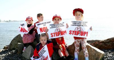 Stockton beach rally highlights 'clear and present danger'