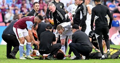 Leeds United prospect Archie Gray forced off on stretcher during clash against Aston Villa