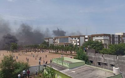 Protest over Class XII girl student’s death near Chinna Salem turns violent