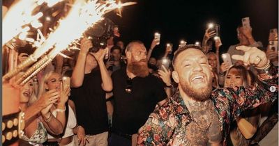 Conor McGregor celebrates 34th birthday in style with massive Ibiza party