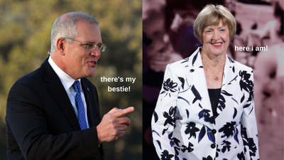 Scomo Flew To Perth To Hang W/ Margaret Court Did Someone Say ‘Nightmare Blunt Rotation’?