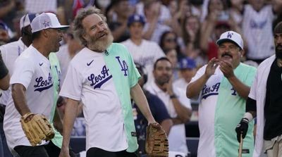 Ouch! Actor Cranston Hit by Liner at All-Star Celeb Softball