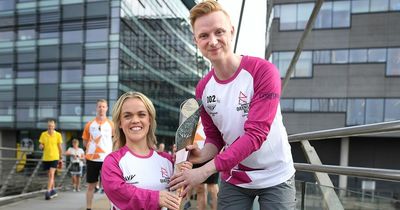 Queen's Baton Relay tours Greater Manchester - visiting the home of one of Commonwealth Games' newest sports