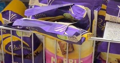 Woman shows chaos inside B&M store after 'all the chocolate' melts in heatwave