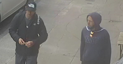 Images released of two men in connection with robbery in Glasgow