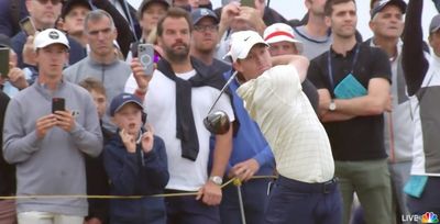 A young Rory McIlroy fan was seen crossing his fingers before a big tee shot and golf fans loved it