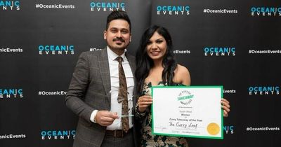 Top Indian takeaway celebrates double victory at foodie awards bash